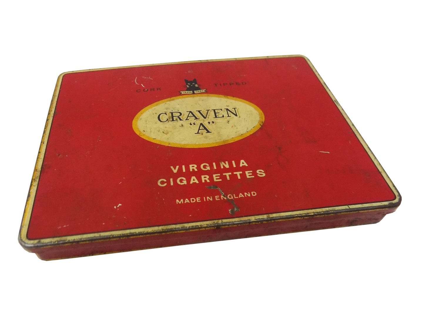 Blaszane pudełko po cygaretkach VIRGINIA England zdjęcie 1