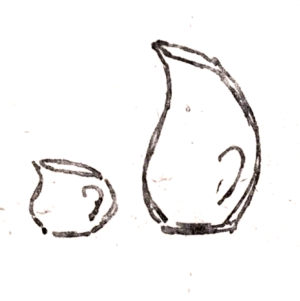 Wzór  191 - Komplet do piwa (dzban i kubek) zdjęcie 1