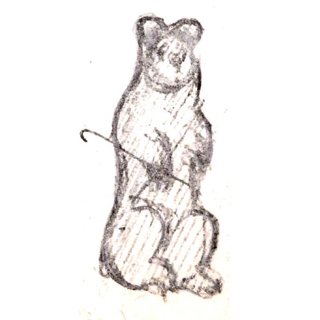 Wzór  197 - Figurka "Niedźwiedź" zdjęcie 1