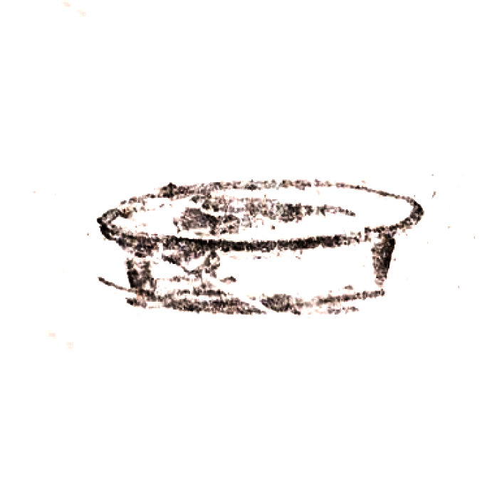 Wzór 1064 - Podstawa pod doniczkę, salaterka zdjęcie 1