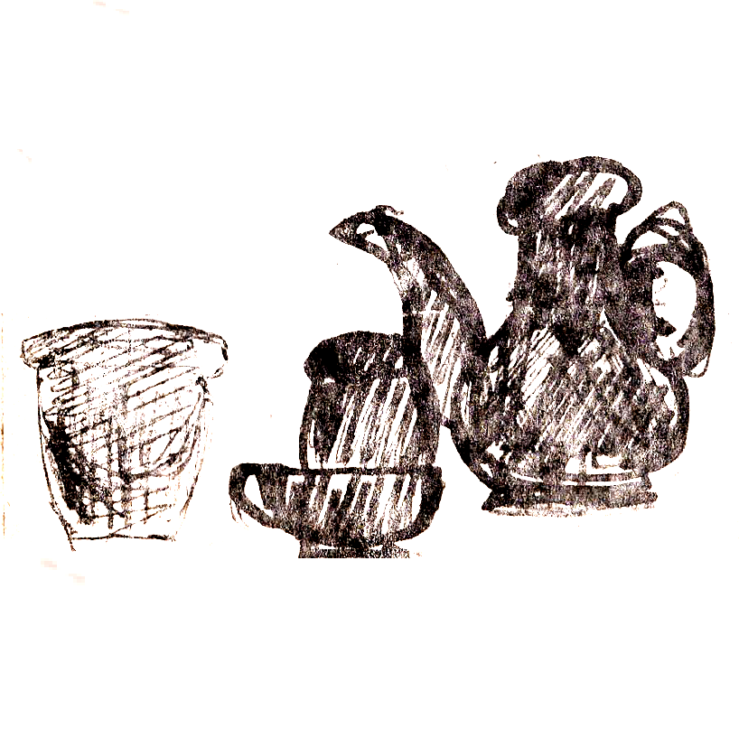 Wzór 1076 - Komplet do herbaty zdjęcie 1