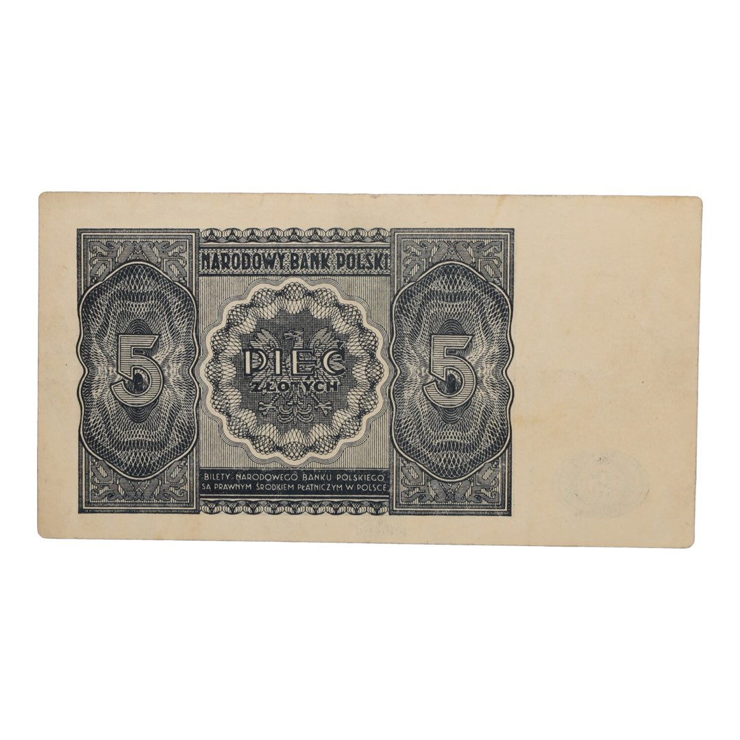 Pieniądz papierowy 5 zł 1946 r. zdjęcie 1