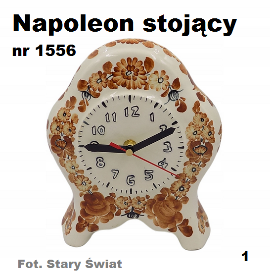 Zegary kominkowe nr 1556 – Napoleon stojący zdjęcie 1
