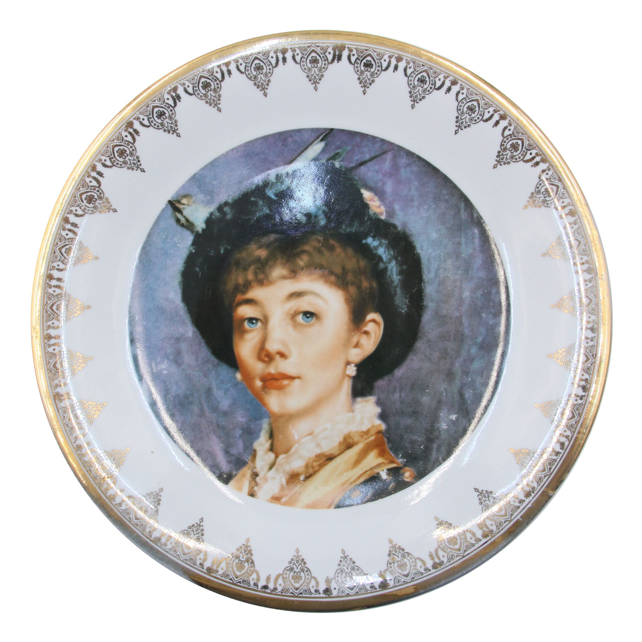Patera kolekcjonerska Portret Młodej Kobiety porcelana WAWEL zdjęcie 1