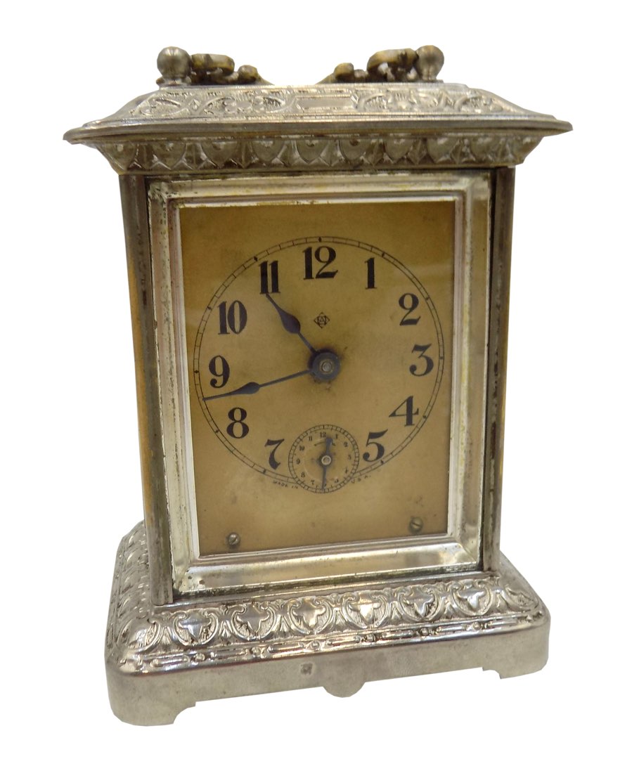 Zegar podróżny Ansoni Clock Company Co. XIX/XX w zdjęcie 1