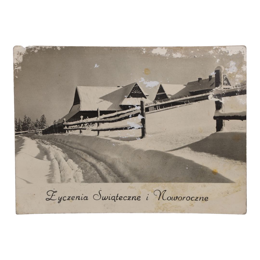 Pocztówki świąteczne pocztówki Noworoczne Zakopane pocztówki PRL zdjęcie 1