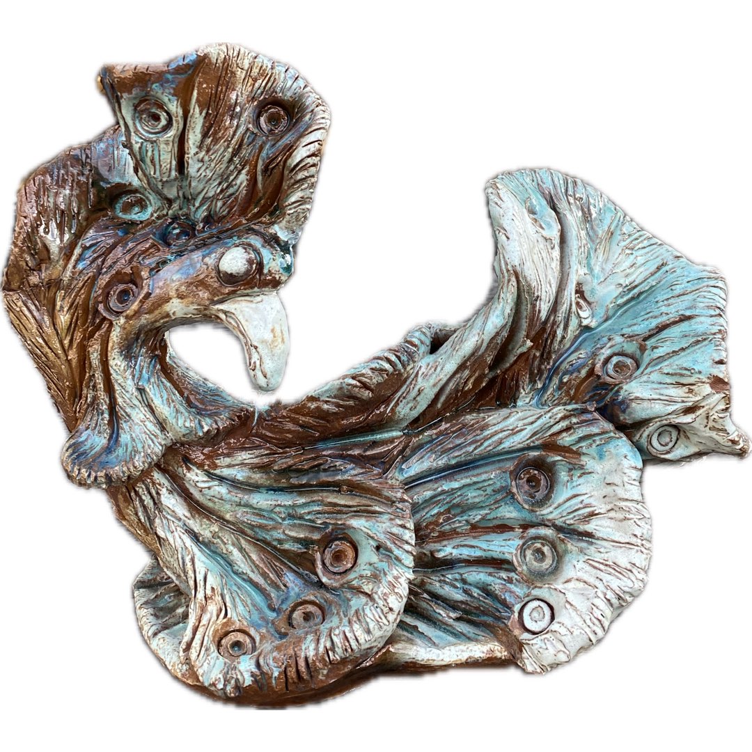 Kogut Stanisław Zagajewski rzeźba w glinie zdjęcie 1