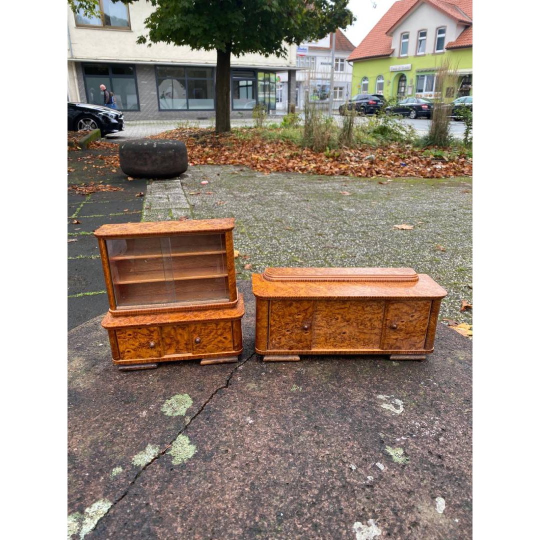 Kolekcjonerska Witryna miniaturki mebli meble dla lalek