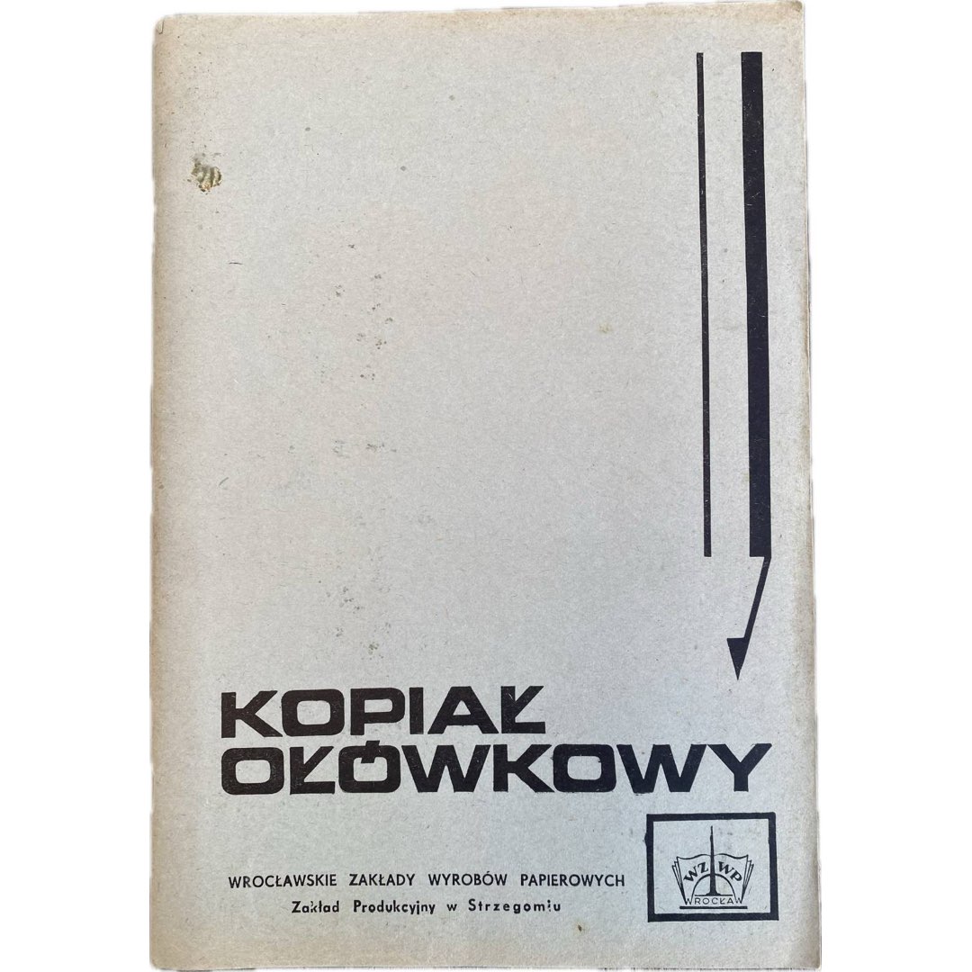 Kopiał ołówkowy A4 WZWP w Strzegomiu PRL