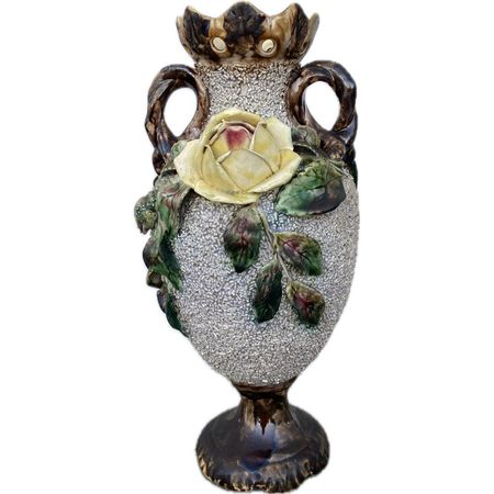 Wazon Majolika Włocławek Sieczka fajans Włocławek