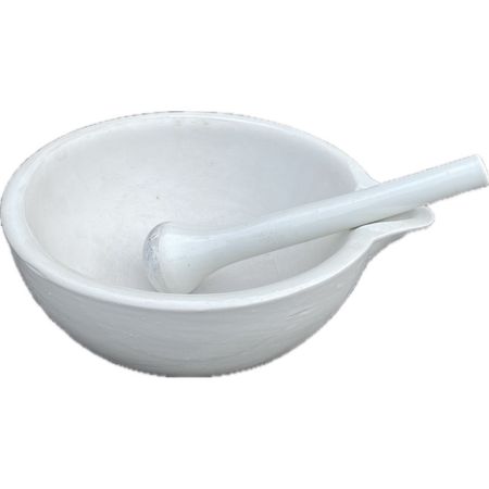 Duży moździerz porcelanowy Chodzież PRL