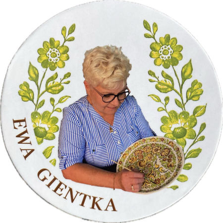 Ewa Giętka Karta kolekcjonerska Kolekcje fajansowe Malarki fajansu zdjęcie 1