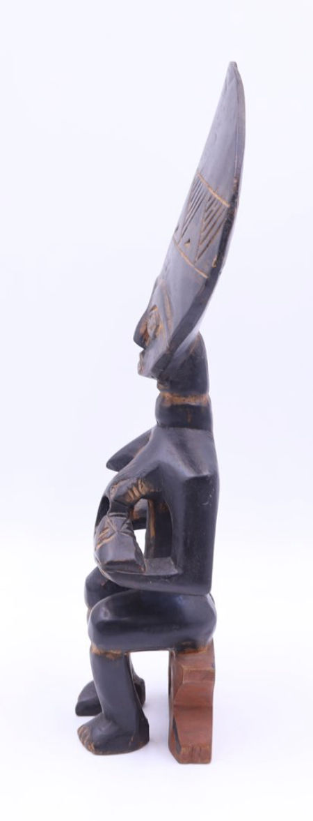 Kobieta karmiąca dziecko Rzeźba Heban Kenia zdjęcie 2