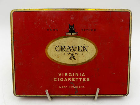 Blaszane pudełko po cygaretkach VIRGINIA England zdjęcie 3