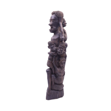Ciekawa figuralna rzeźba Heban Kenia Afryka sztuka ludowa zdjęcie 1