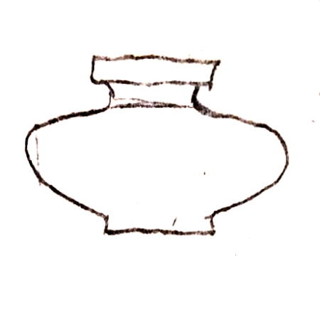 Wzór 1440 Wazon płaski