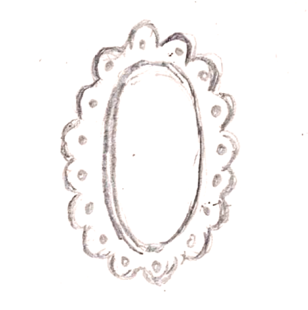 Wzór 1479 Rama do lustra