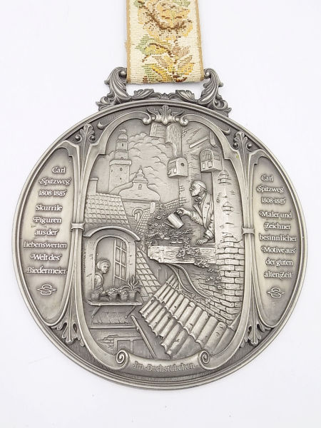 Dekoracyjny Medalion Cyna Zinn WMF zdjęcie 2