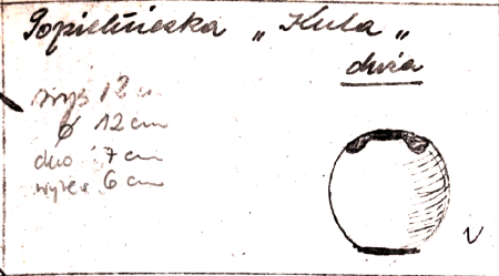 Wzór  510 - Popielniczka "Kula" duża zdjęcie 2
