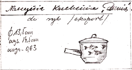 Wzór  592 - Naczynie kuchenne do ryb zdjęcie 2