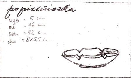 Wzór  596 - Popielniczka zdjęcie 2
