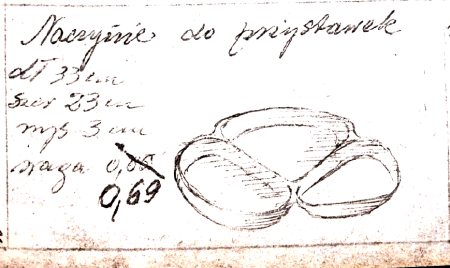Wzór  599 - Naczynie do przystawek zdjęcie 2