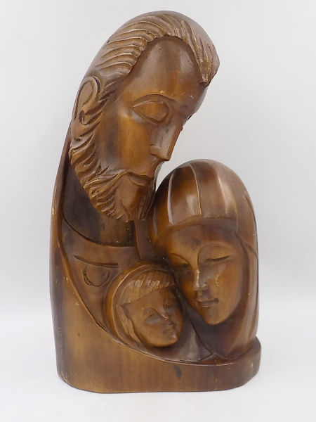 Rzeźba drewniana Święta Rodzina zdjęcie 3