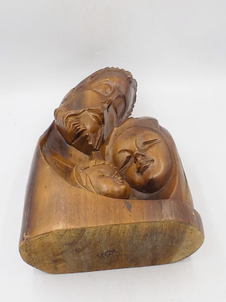 Rzeźba drewniana Święta Rodzina zdjęcie 4