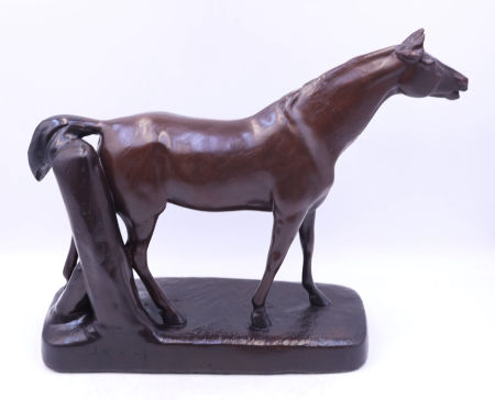 Koń rzeźba gipsowa z I poł. XX w zdjęcie 4