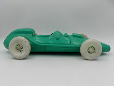 Plastikowy samochód wyścigowy zabawki PRL zdjęcie 2