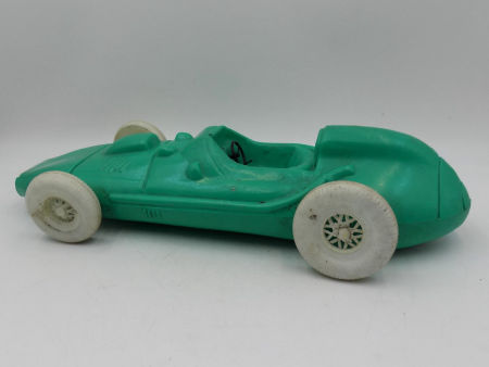 Plastikowy samochód wyścigowy zabawki PRL zdjęcie 4