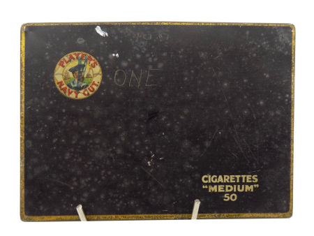 Blaszane pudełko po cygaretkach  Player’s Navy Cut