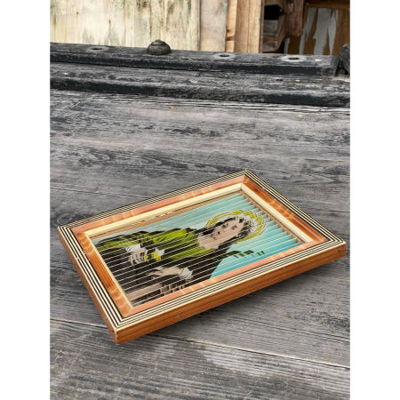 IKONA 3D PRL Matka Boska Jan Paweł II Matka Boska z Dzieciątkiem zdjęcie 2