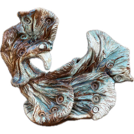 Kogut Stanisław Zagajewski rzeźba w glinie zdjęcie 1