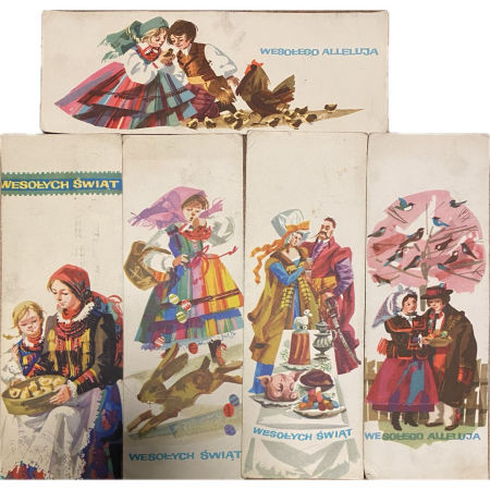 Maria Orłowska-Gabryś Wesołych Świąt Wesołego Alleluja 5 kart świątecznych