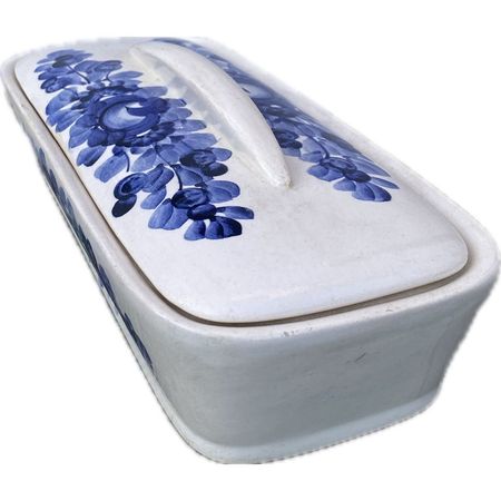 Pojemnik na śledzie fajans WŁOCŁAWEK