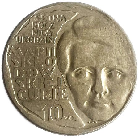 PRL 10 złotych Skłodowska -Curie 1967