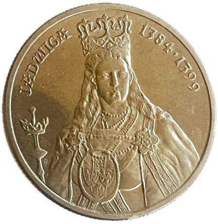 PRL 100 złotych Jadwiga 1988, st. I