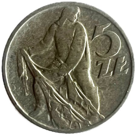 PRL 5 złotych Rybak 1959