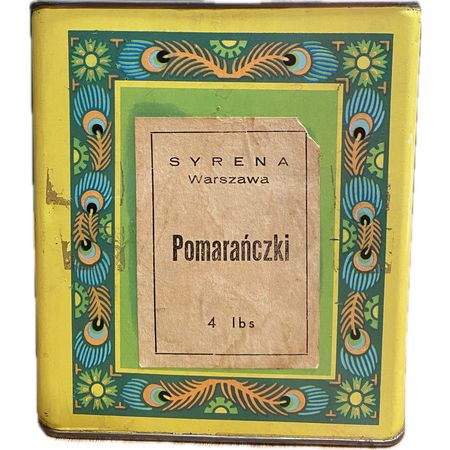 Puszka po cukierkach AGROS Syrena Warszawa CiS PRL