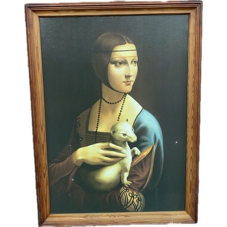 Reprodukcja obrazu „Dama z gronostajem