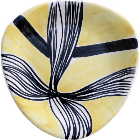 Talerz deserowy Fajans Włocławek Picasso Elżbieta Piwek zdjęcie 1