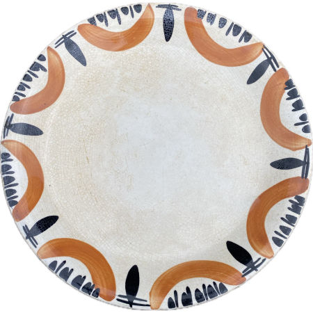 Talerz deserowy fajans WŁOCŁAWEK Picasso zdjęcie 1