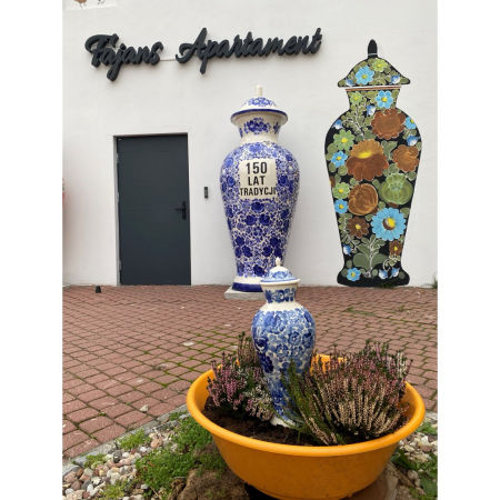 Wazon Wincenty fajans Włocławek zdjęcie 4