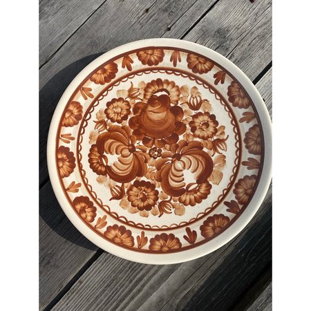 Patera 30 cm Fajans Włocławek Zakrzewska D. wzór 1284