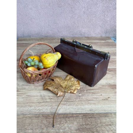 Zabytkowa TORBA lekarska I poł. XX w zdjęcie 2