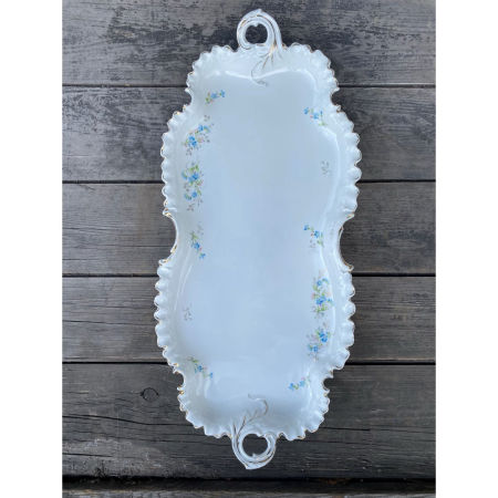 Zabytkowy półmisek do mięs porcelana Kuźniecow zdjęcie 2