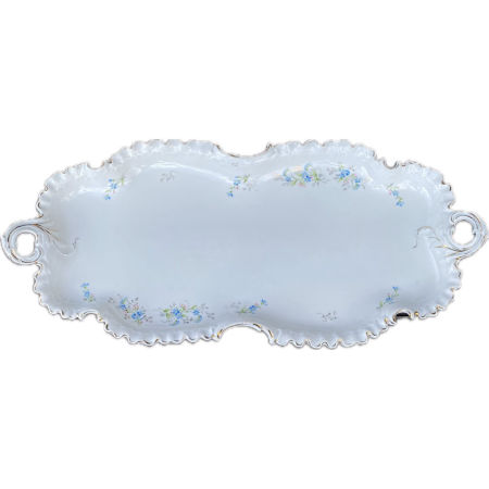 Zabytkowy półmisek do mięs porcelana Kuźniecow zdjęcie 1