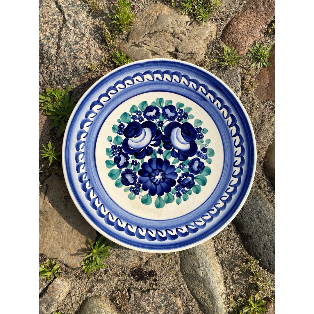 Patera dekoracyjna Fajans Włocławek 30 cm zdjęcie 1
