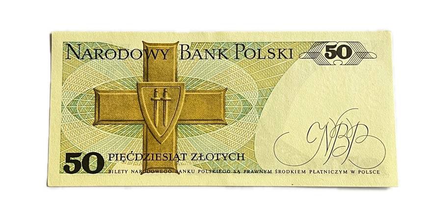 PRL 50 złotych 1988 seria GC, st. UNC